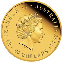 Australijski Kangur 1/2 uncji Złota 1989-2014 (25 rocznica)