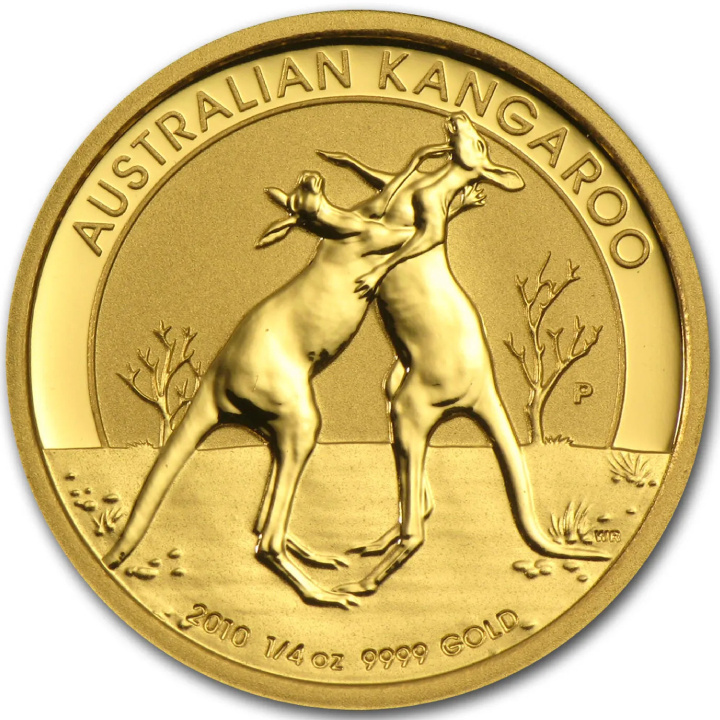 Australian Kangaroo 1/4 oz Gold 2010
