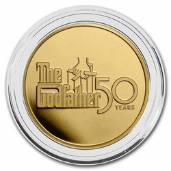 Niue: The Godfather 50th Anniversary coloured 1 oz Gold 2022 Proof