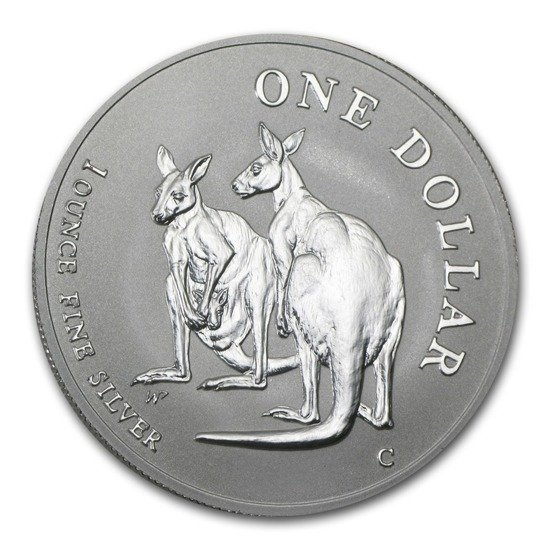 Australian Kangaroo 1 oz Silver 1999