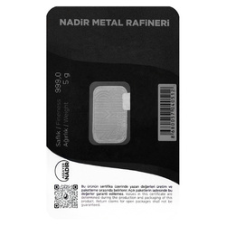 Lingotto Nadir 5 g Argento