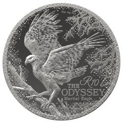 Moneda de plata The Odyssey Of The Sky - Águila Marcial 2 onzas de plata 2026 Proof