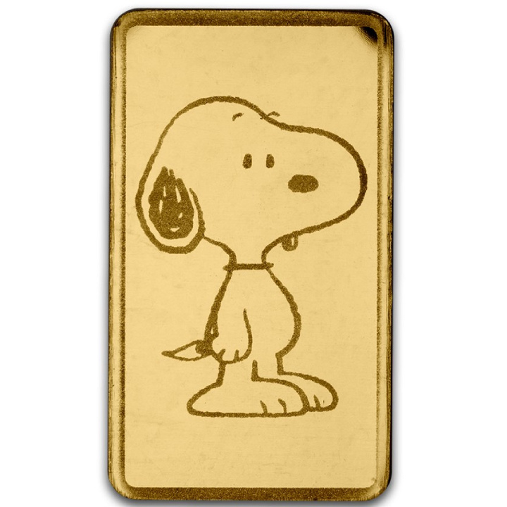 Tyčinka Peanuts: Snoopy 75. výročí 0,5 gramu zlato 2025