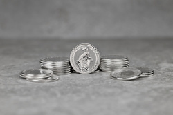 Les bêtes de la reine : Le lévrier blanc de Richmond 1 once de platine 2022