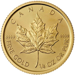 Canadian Maple Leaf 1/4 oz Gold 2015
