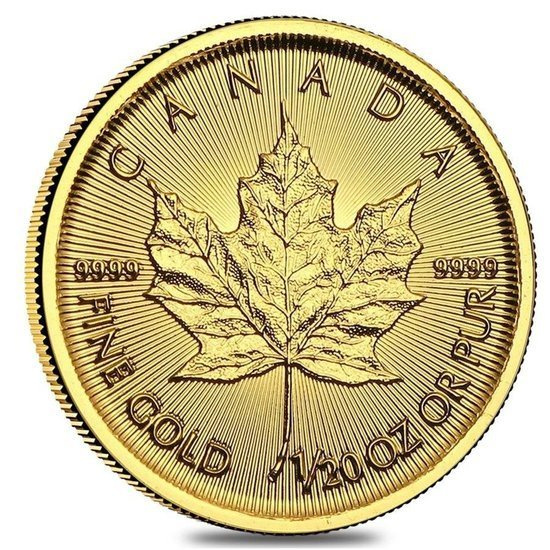 Maple Leaf 1/20 oz Gold 2020