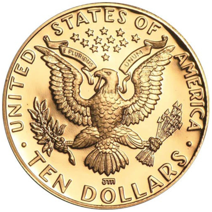 Los Angeles Olympiad Runners $10 Złoto 1984