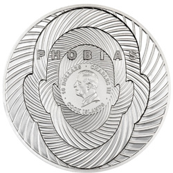 Cook Islands: Phobias - Arachnophobia coloured 2 oz Silver 2025 Proof