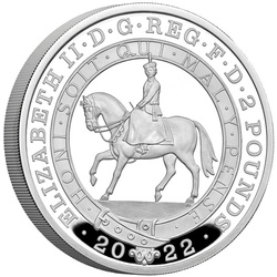 Set di 2 monete The Platinum Jubilee Celebration 2022 Proof