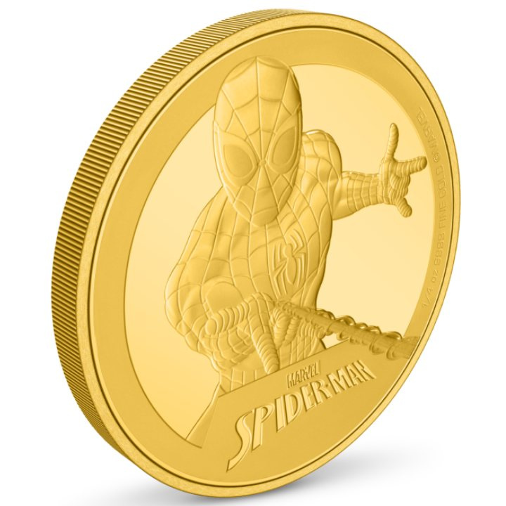 Niue: Marvel - Pókember 1/4 uncia arany 2023 Proof