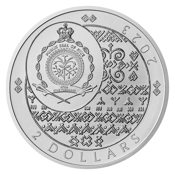 Niue: Set of two silver coins Czech lion and Eagle 2023