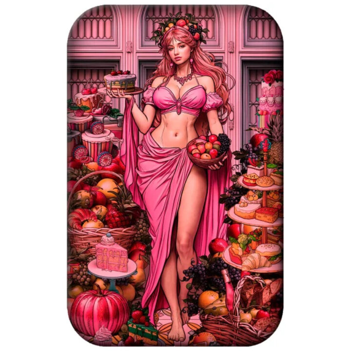 Asturmint: The Deadly Seven Sins - Gluttony coloured 2 oz Silver Bar 2024 Antique Finish