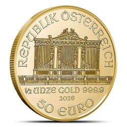 Wiener Philharmoniker 1/2 Unze Gold 2026