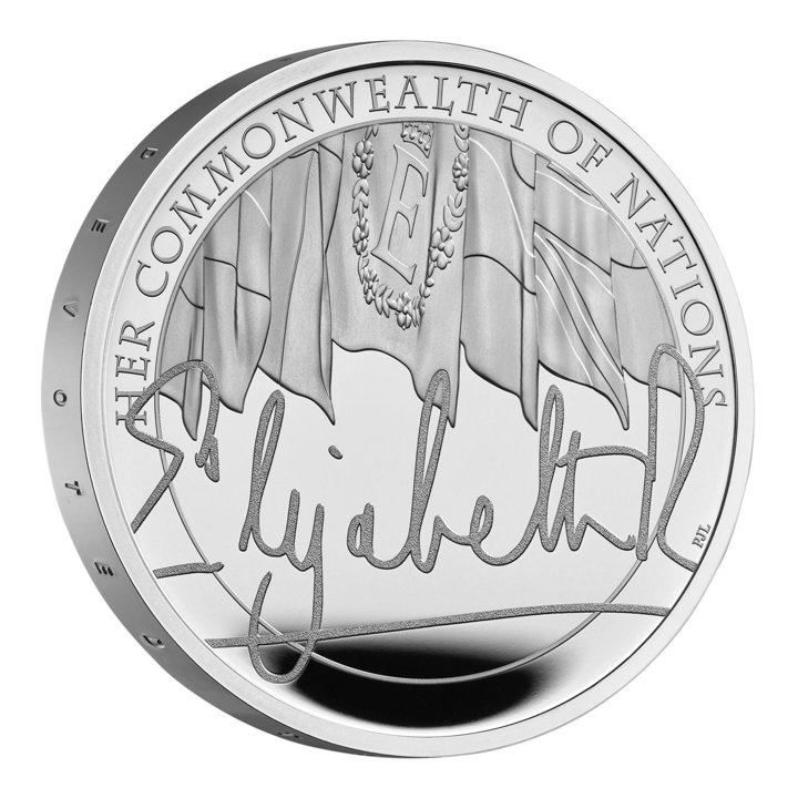 The Queen’s Reign Commonwealth Argint £5 2022 Proof