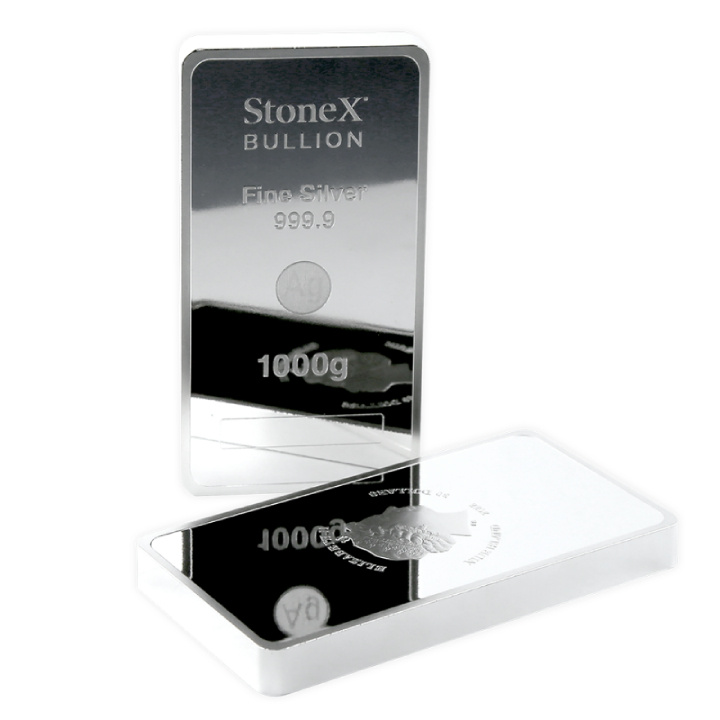 Monedă Lingou Niue StoneX 1000 grame Argint