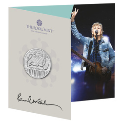 Paul McCartney £5 rame-nichel 2024