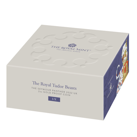 The Royal Tudor Beasts: Seymour Panther 2 once d'oro 2022 Proof