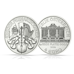 Wiedeński Filharmonik 1/25 uncji Platyny 2024