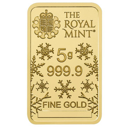 5 gram Gold Bar Christmas Tree