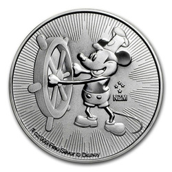 Mickey Mouse Steamboat Willie 1 oz Silver 2017