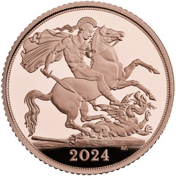 Reino Unido: Soberano 2024 Proof 3 monedas