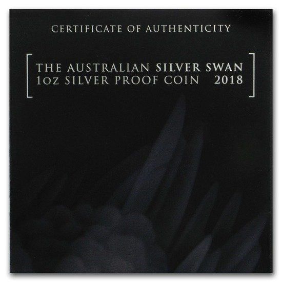 Swan 1 uncia ezüst 2018 Proof