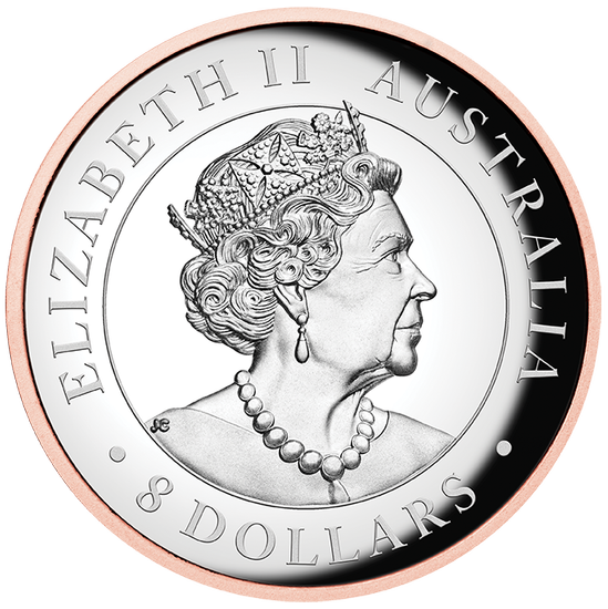 Australian Koala 5 oz Silber 2022 Proof High Relief Gilded Coin