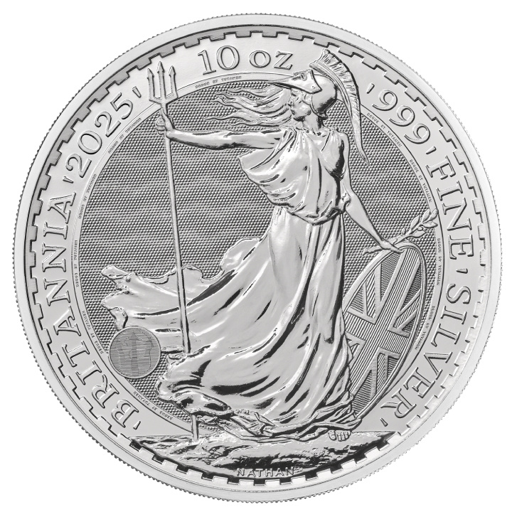 Britannia 10 oz Silber 2025