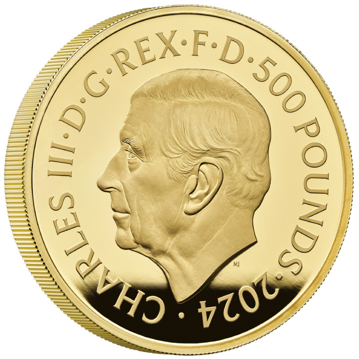 Royal Mint Lunar: Rok Smoka 5 uncji Złota 2024 Proof