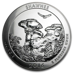 Parques Nacionales de América: Shawnee 5 oz Plata