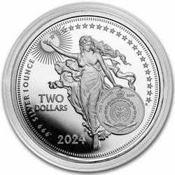 Niue: Az inspiráció ikonjai – William Shakespeare 1 uncia ezüst 2024 Proof