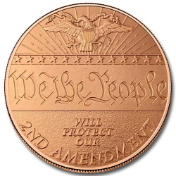 2nd Amendment We The People 1 ounce of copper