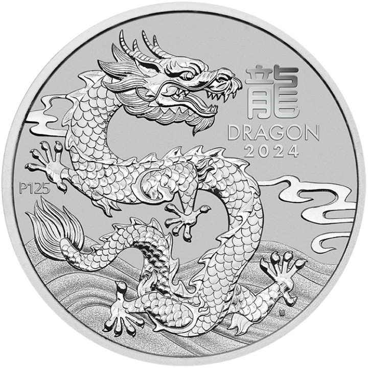 Perth Mint: Lunar III - Rok Smoka 1 uncja Platyny 2024