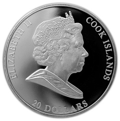 Îles Cook : École athénienne 3 onces d'argent 2008 Proof