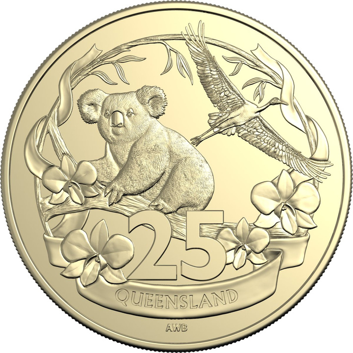 Satz von 7 Aluminium-Bronze-Münzen 125 Years of Federation 2026