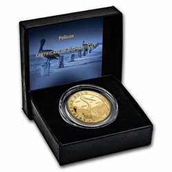 Barbados: Pelícano del Caribe 1 oz Oro 2022