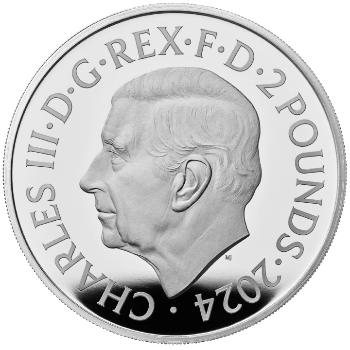 Royal Mint Lunar: Anno del Dragone 1 oncia d'argento 2024 Proof