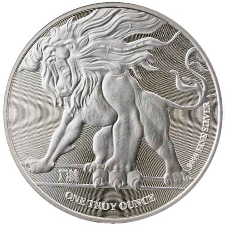 Niue: Roaring Lion of Judah 1 oz Silver 2019