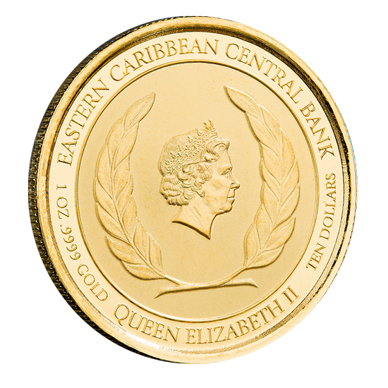 Grenada: Coat of Arms 1 oz Gold 2021