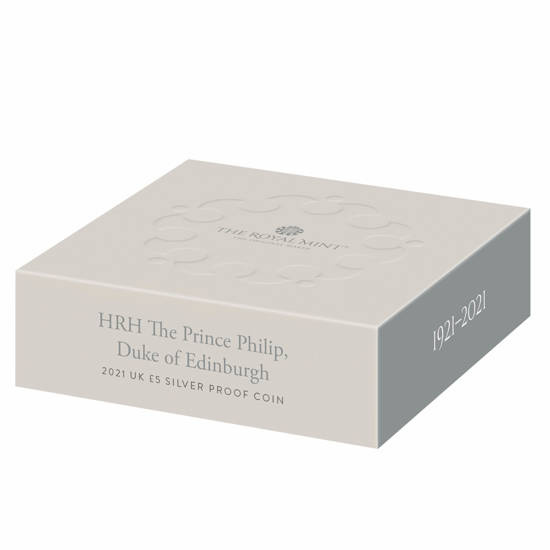 Príncipe Felipe Plata 2021 Proof