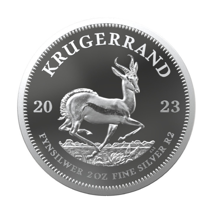 Krugerrand 2 unce stříbra 2023 Proof