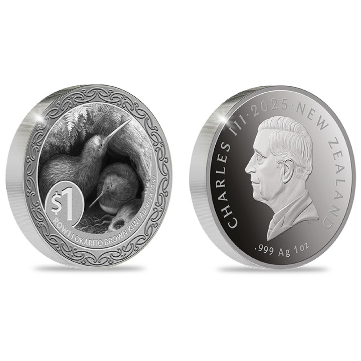 Kiwi 1 oz Silber 2025 Specimen