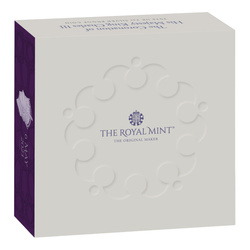 L'incoronazione di Sua Maestà Re Carlo III 2 once d'argento 2023 Proof