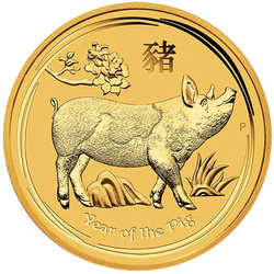 Lunar II: Rok Świni 10 uncji Złota 2019