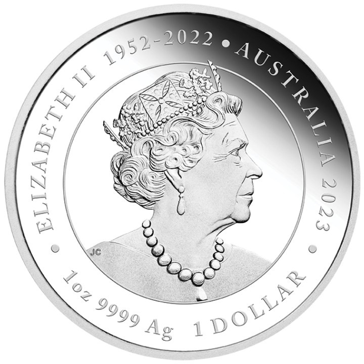 Quokka coloured 1 oz Silber 2023 Proof