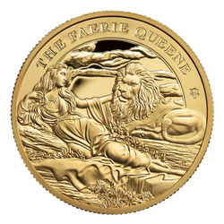 St Helena: Faerie Queene - Una & Lion 1 oz Gold 2023 Proof Coin