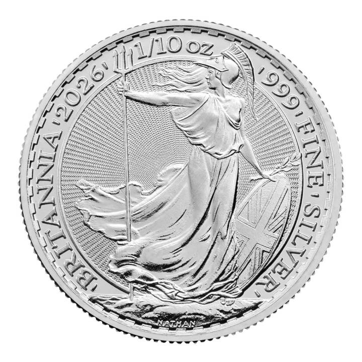 Britannia 1/10 uncji Srebra 2026