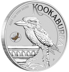 Kookaburra és ornitorinkó színes 1 uncia ezüst 2022 Privy Mark (Sydney Money Expo Anda Special)