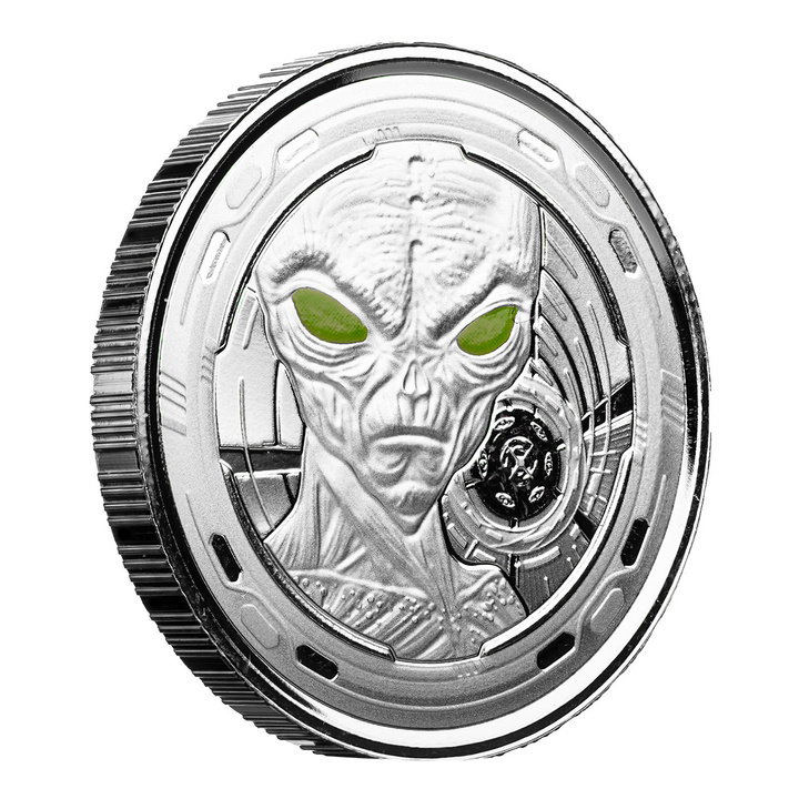 Set Ghana: Alien 4 x 1/2 oz Plata 2022