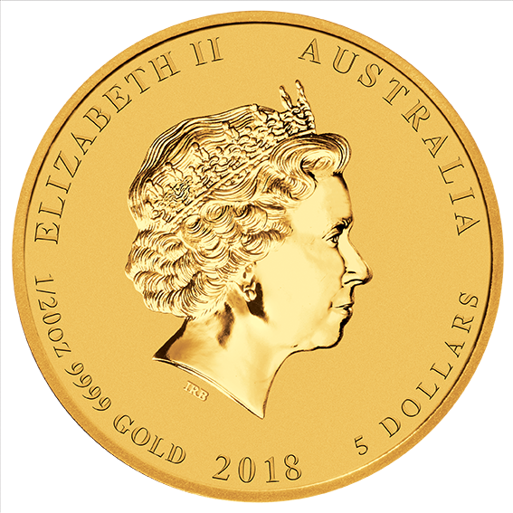 Lunar II: Jahr des Hund 1/20 oz Gold 2018